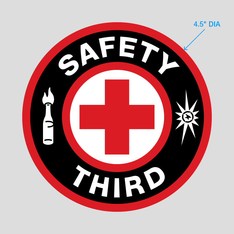 Buy 'Safety Third' Stickers