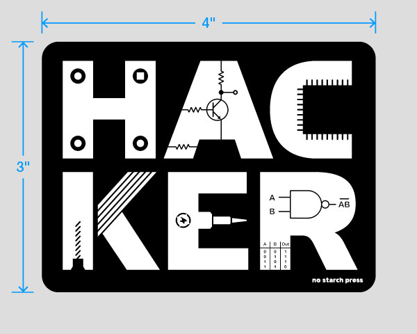 Buy '(Hardware) Hacker' Stickers