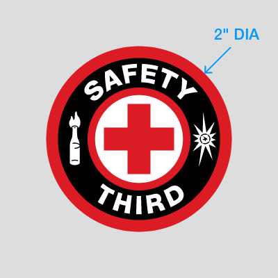 Buy 'Safety Third' Stickers