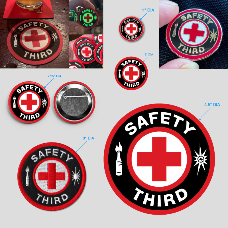 Buy every dang 'Safety Third' wearable thing